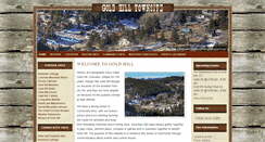Desktop Screenshot of goldhilltown.com