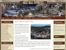 Tablet Screenshot of goldhilltown.com